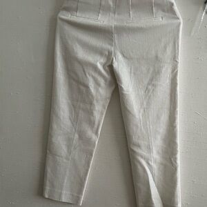 Club Monaco White Cropped Pants